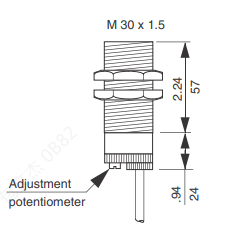 施耐德 XSAV管式电感传感器