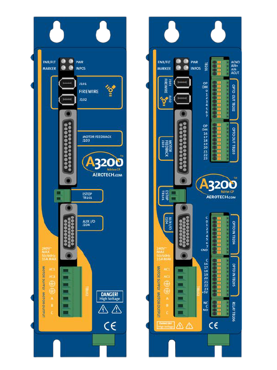 Aerotech NDRIVE10B-IOPSO-AUXPWR - 带 AUXPWR 的数字驱动器，电源电压未指定