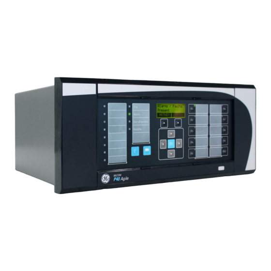 GE MICOM P40 AGILE TECHNICAL MANUAL Pdf Download | ManualsLib