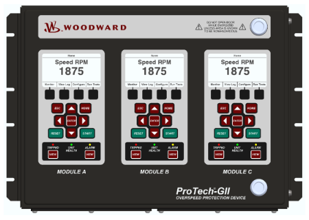 Woodward ProTech-GII 超速保护装置（三重模块冗余）