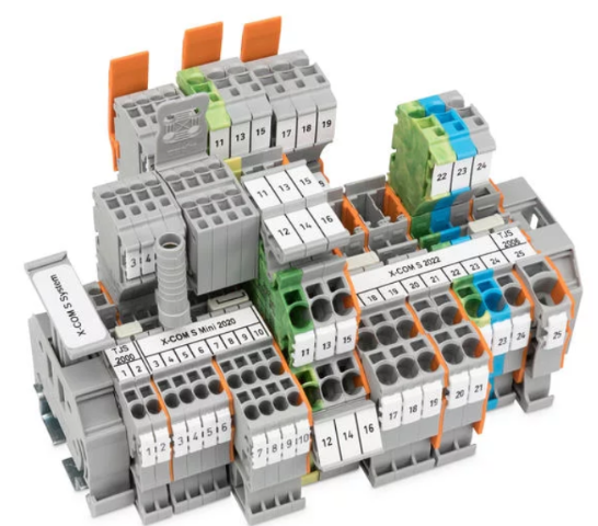 WAGO Rail-Mount Terminal Blocks ​铁路安装接线端子
