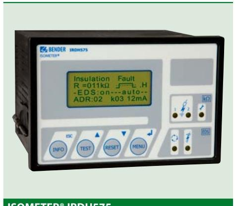 BENDER ISOMETER® IRDH575绝缘监测设备