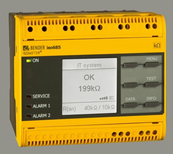 BENDER ISOMETER® iso685(W)-D/-S绝缘监测设备