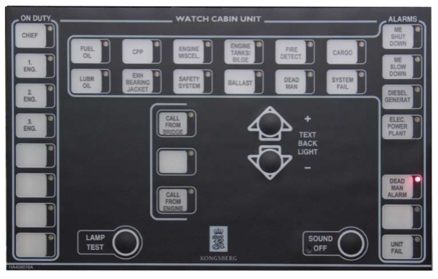 Kongsberg WCU手表舱单元-LED版本