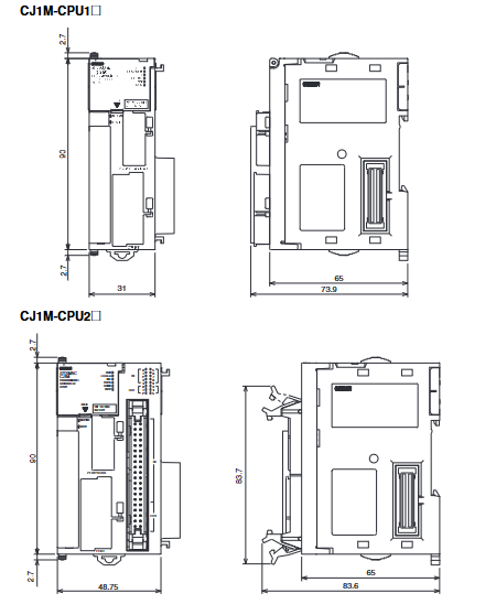 OMRON CJ 系列 PLC（CJ1H