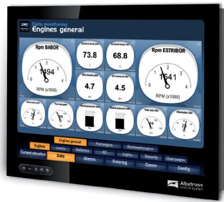 Albatross Control System NMEA 2000®标准的模块化船载监测与控制系统