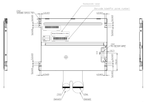 TIANMA NL8060BC21-11KG 8.4 英寸 TFT LCD 模组