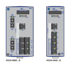 Hirschmann RS20 Basic 系列工业以太网导轨交换机