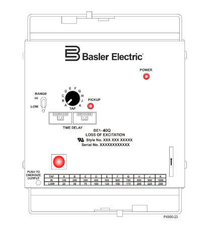 Basler BE1-40Q 失磁继电器