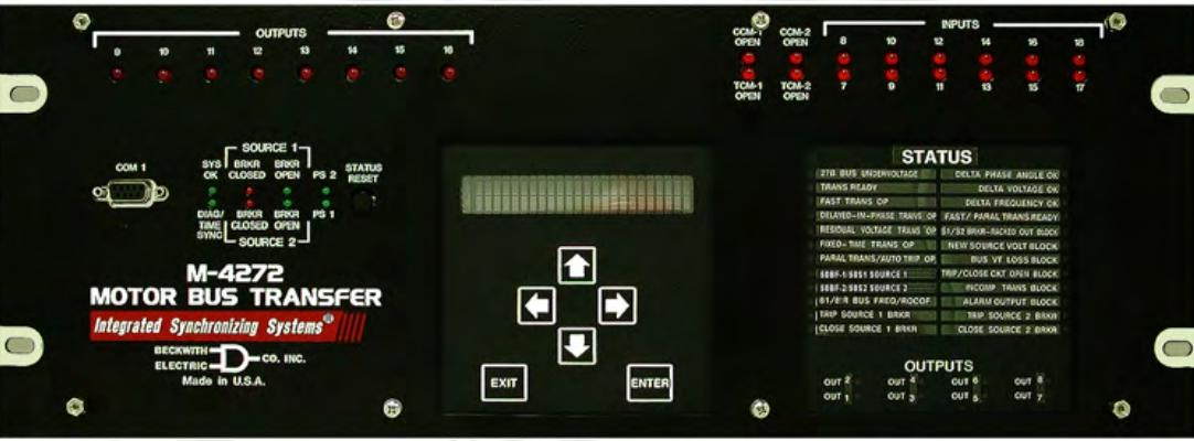 Beckwith M-4272 数字电动机母线切换系统