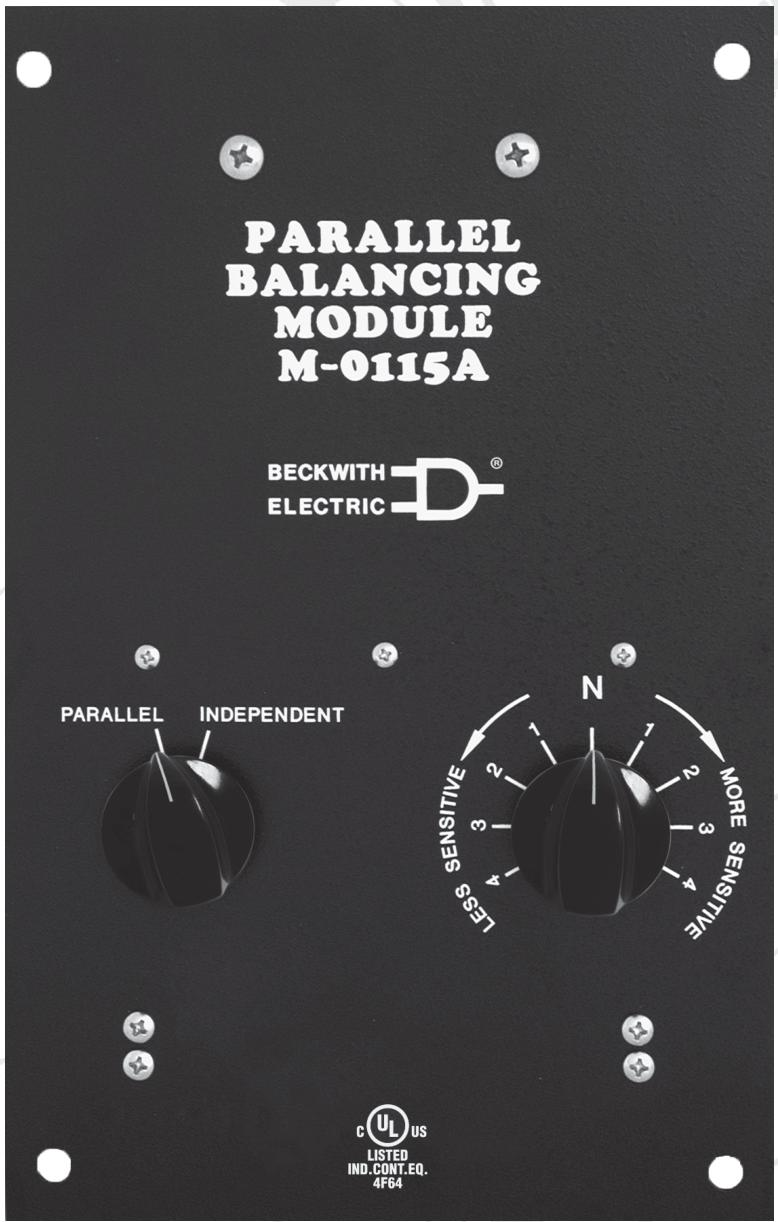 Beckwith M‑0115A 变压器并联平衡模块