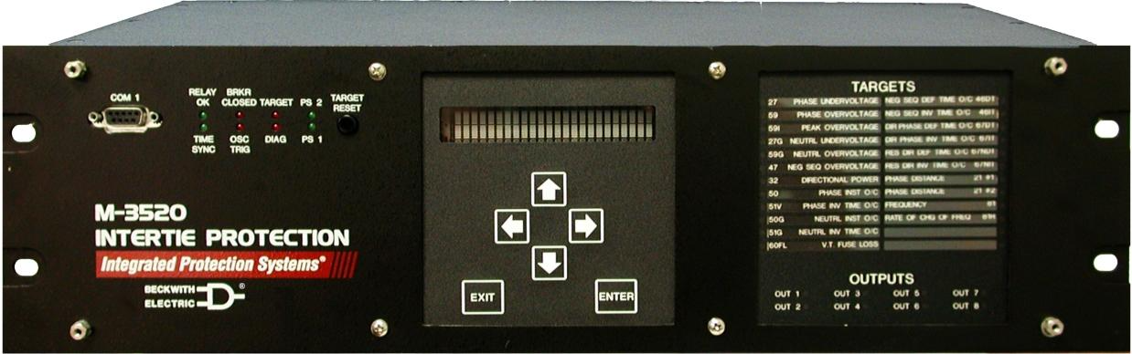 Beckwith M‑3520 分布式电源并网联络综合保护装置