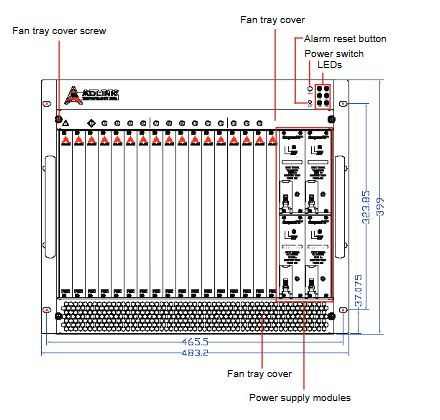 ADLINK PXIS-3320 15 槽 6U PXI 机箱