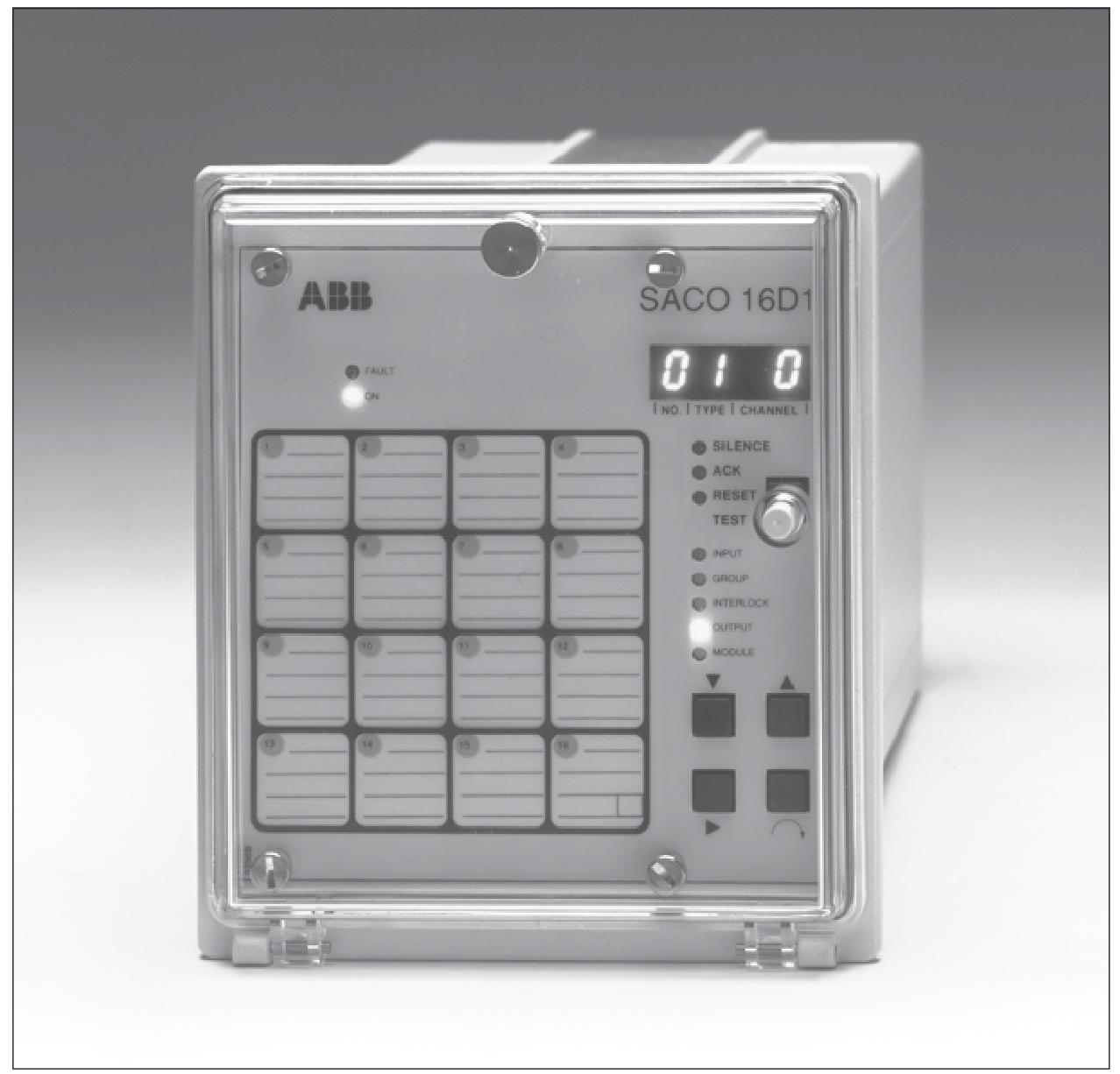 ABB SACO 16D1 报警光字牌单